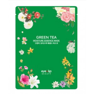 Тканевая маска для лица с зеленым чаем «Eyenlip Green Tea Moisture Essence Mask» 25 мл